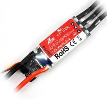 ZTW Spider 40A OPTO Slim Multirotor ESC with SimonK Program