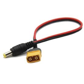 Adapter XT60 Male to Male DC 5.5X 2.1mm Power Cable For FPV Goggles Battery
