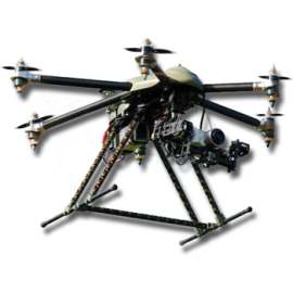 Large Scale ready to fly Surveilance-Mapping Drone multicopter 6/12 motors