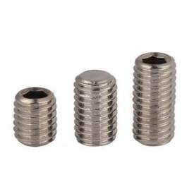 M4x6 A2 Hex Socket Flat Point Stainless Steel Grub Screws