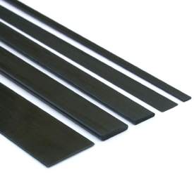 Carbon Flat strip 3x0.5mm, length of 1 meter