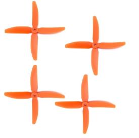 HQProp FP5X4X4 Glass Fiber Composite Orange Propeller - 4 Blade (2CW+2CCW/Bag)
