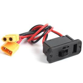 Heavy Duty Switch Harness w/ XT60 connectors, Built in Charging Socket