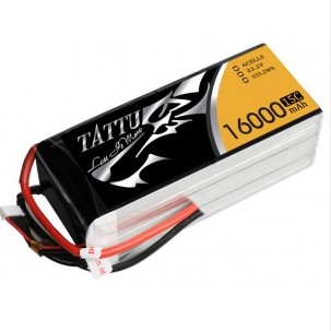 TATTU 16000mAh 22.2V 15/30C 6S1P Lipo Battery Pack